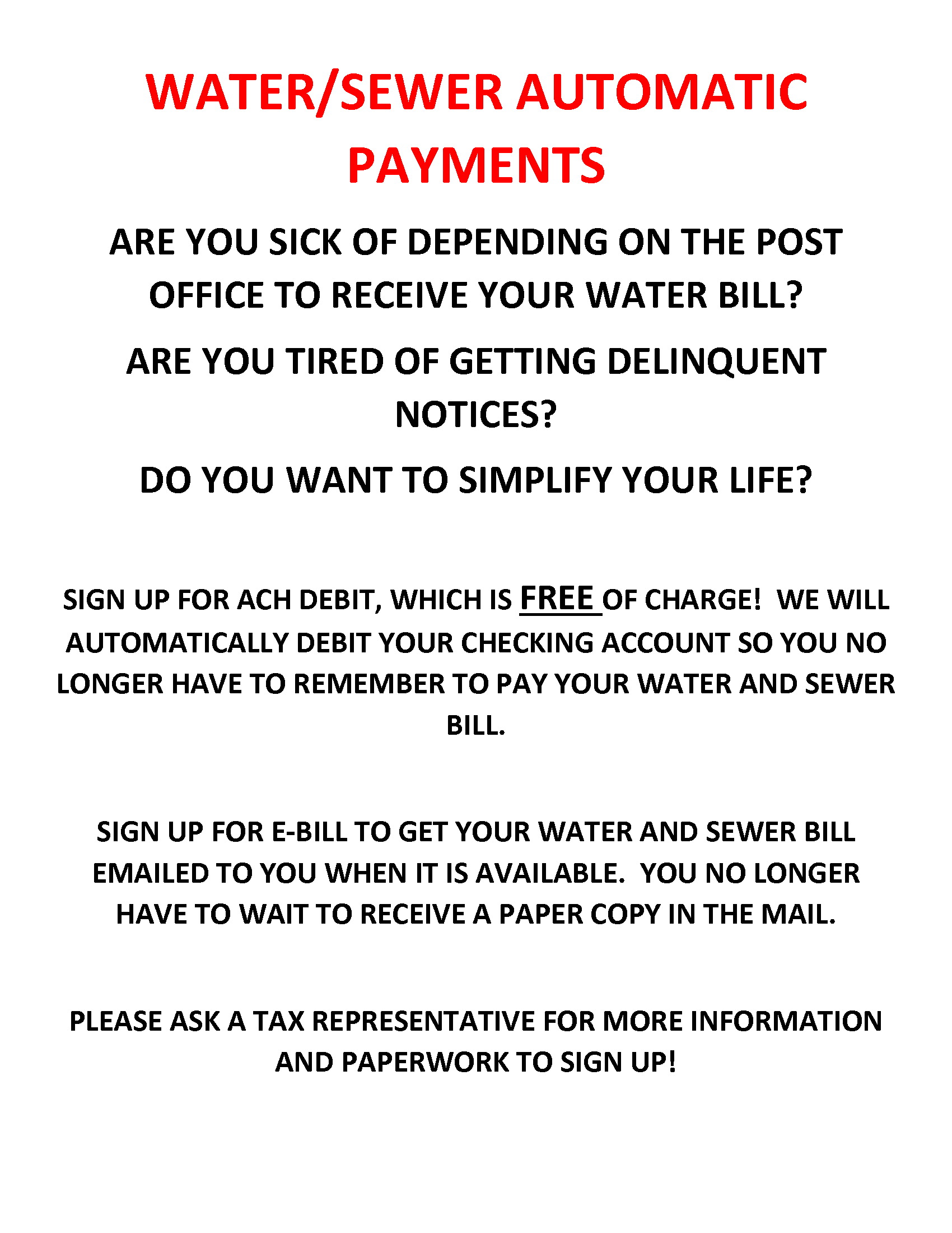 The Township of Verona New Jersey Tax and Utility Billing and Collection
