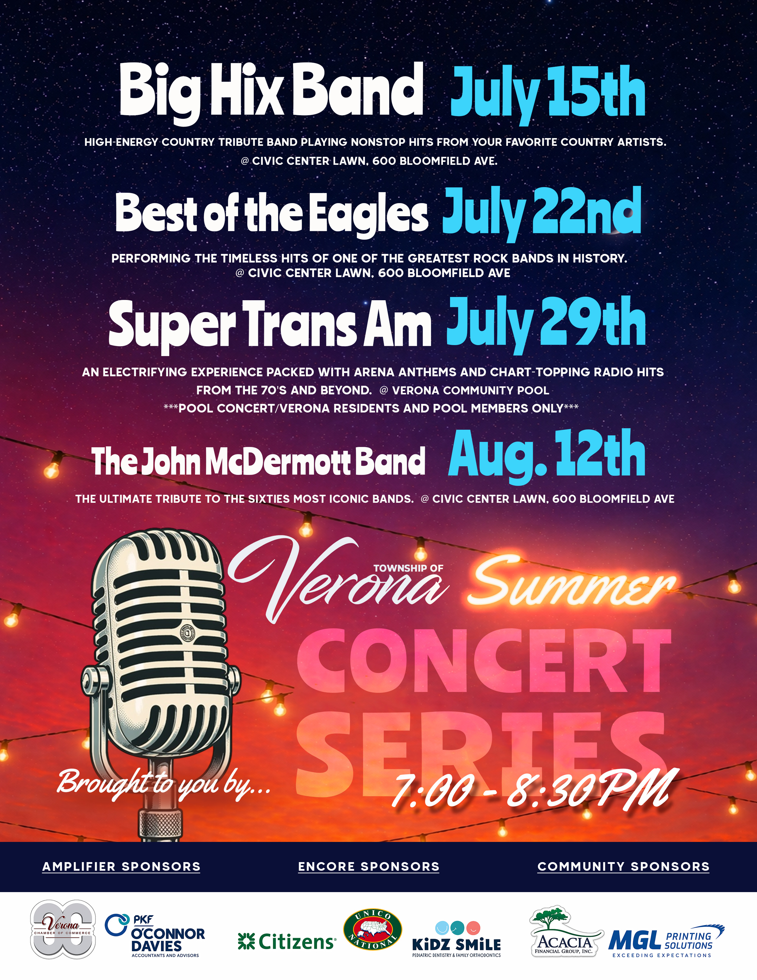 Verona Summer Concert Series